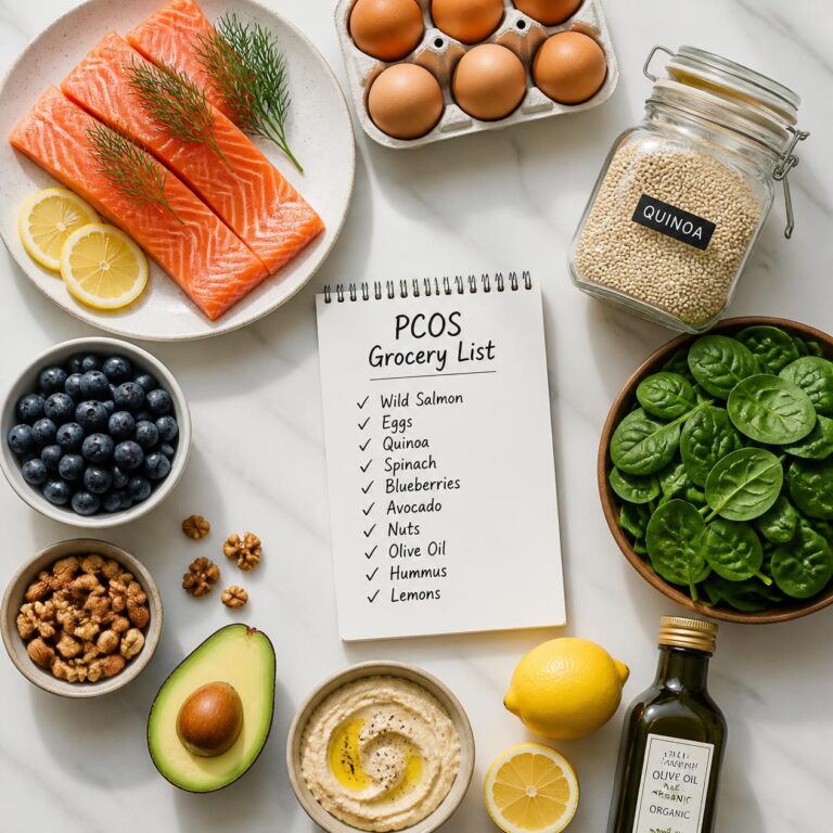 7 day pcos meal plan grocery list whole foods